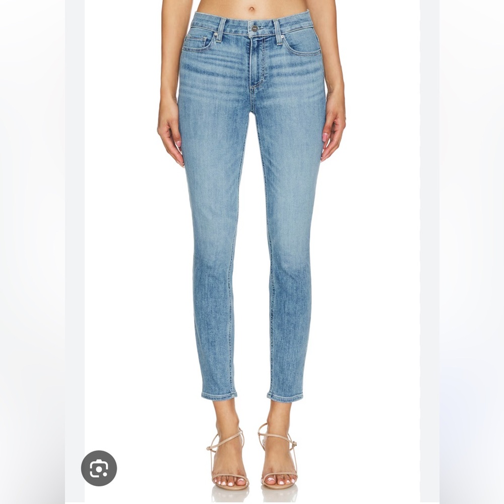 PAIGE Women's Blue Skinny Jeans